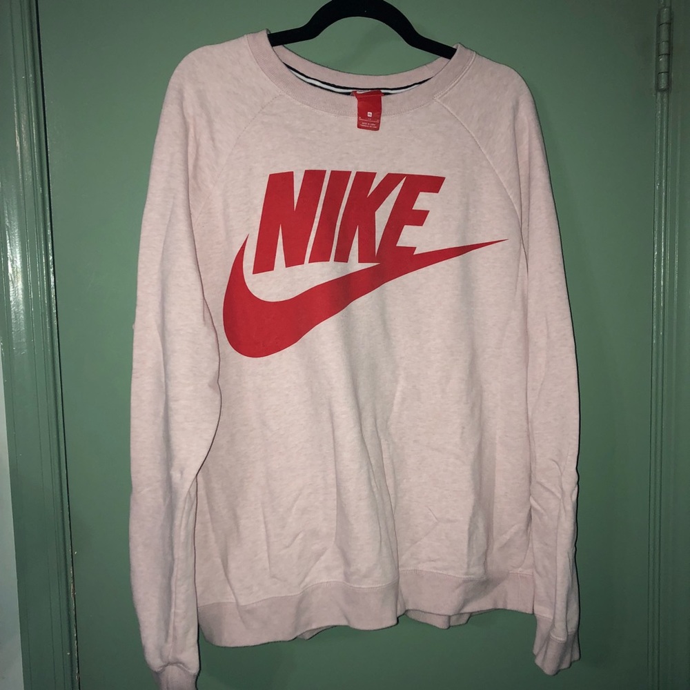 Light Pink Nike Crewneck Sweatshirt